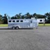 2006 Exiss 7407LQ 4 Horse Trailer with 7′ Short Wall - Image 2