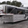 2021 Lakota Bighorn 8418GLQUG 4 Horse Trailer with 18′ Short Wall - Image 33