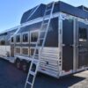 2021 Lakota Bighorn 8418GLQUG 4 Horse Trailer with 18′ Short Wall - Image 25