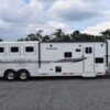 2013 Lakota Charger 8411LQ 4 Horse Trailer with 13′ Short Wall - Image 2