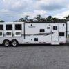 2013 Lakota Charger 8411LQ 4 Horse Trailer with 13′ Short Wall - Image 3