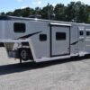 2022 Bison Desperado 8413BG 4 Horse Trailer with 13′ Short Wall - Image 3