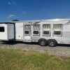 2024 Lakota Charger 8411RKGLQ 4 Horse Trailer with 11′ Short Wall - Image 2