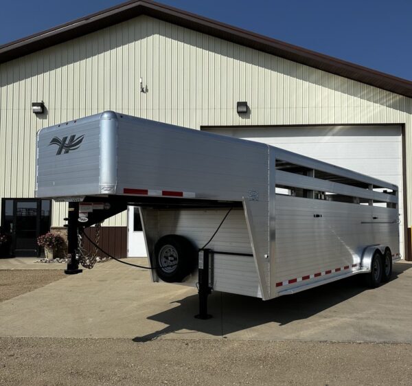 New 2024 Hillsboro 24′ Livestock Trailer – Three Compartments