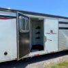 2024 Bison Trail Hand 708160 Stock Trailer with 8′ Short Wall - Image 7