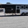 2017 Exiss Escape 7308LQ 3 Horse Trailer with 8′ Short Wall - Image 3