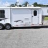 2014 Shadow 7208GLQ 2 Horse Trailer with 8′ Short Wall - Image 3