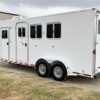 2007 Featherlite 3 horse slant load trailer - Image 4