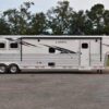 2021 Lakota BIGHORN 8316SRGLQ 3 Horse Trailer with 16′ Short Wall - Image 2