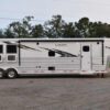 2021 Lakota BIGHORN 8316SRGLQ 3 Horse Trailer with 16′ Short Wall - Image 3