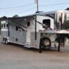 2021 Lakota BIGHORN 8316SRGLQ 3 Horse Trailer with 16′ Short Wall - Image 5