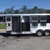 Used 2013 Exiss 6300 3 Horse Gooseneck - Image 3