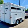 2007 Circle J 2 Horse Trailer Slant Load - Image 3