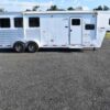 2015 Exiss 7308LQ 3 Horse Trailer with 8′ Short Wall - Image 2