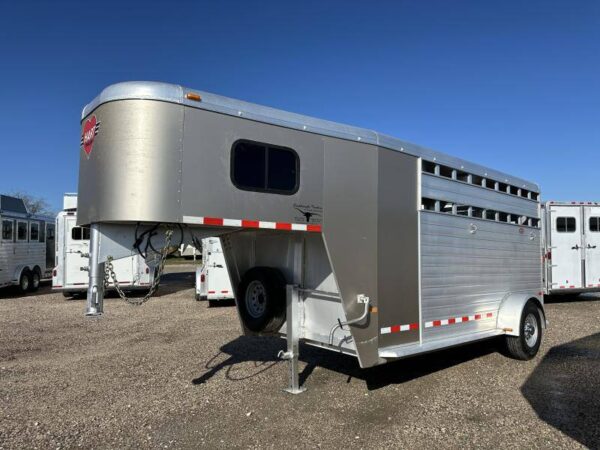 2012 Hart Trailers Short-Go Single Axle Stock / Stock Combo Trailer