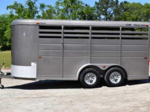 2017 CM 3HSLBP 3 Horse Trailer