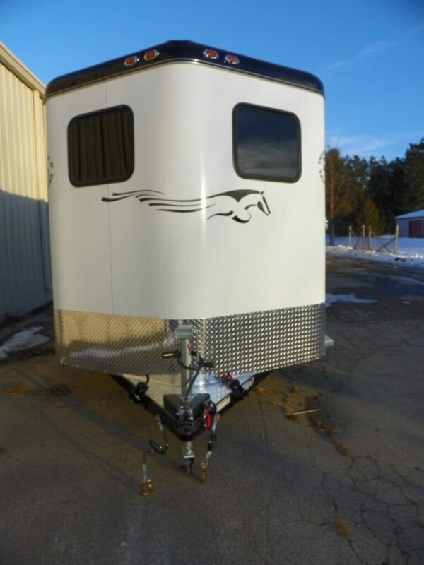 2022 Double D Reverse Slant 2 Horse Bumper Pull - Image 4