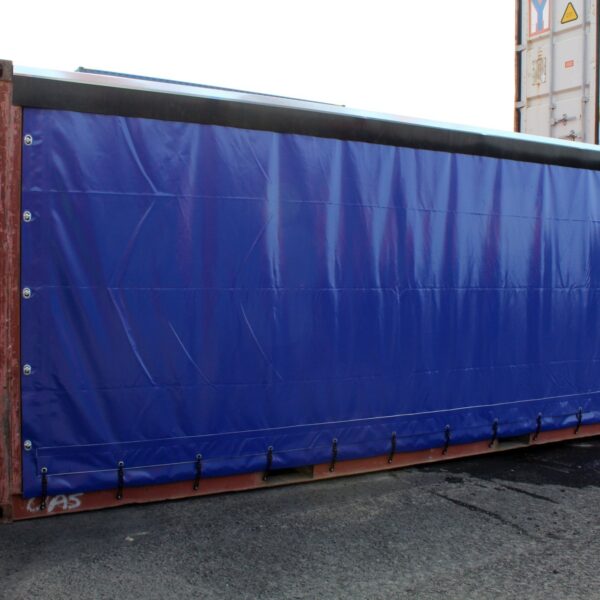 20 Fuß Lagercontainer mit Planenwand