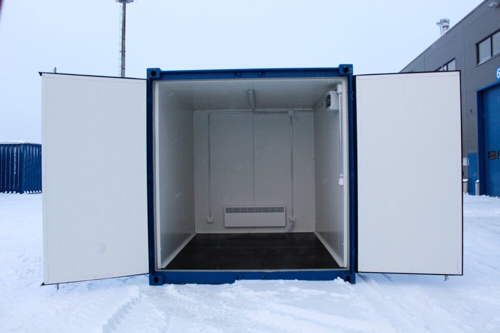 6 fot isolerad container