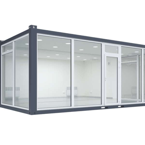 Double space, 3 glass walls
