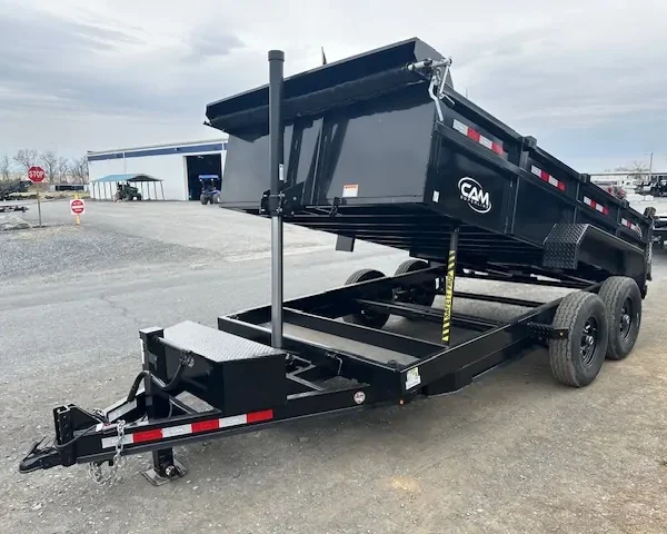 2024 CAM Superline 7×14 Low Profile Dump Trailer Telescopic Lift