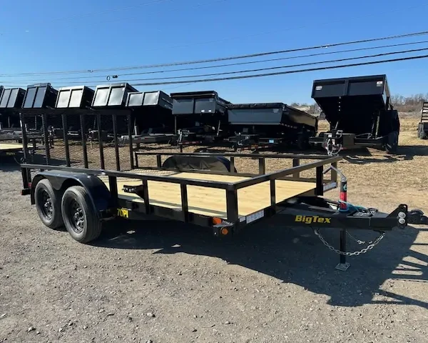 Big Tex 7 x 14 Landscape Utility Trailer – Ramp Gate