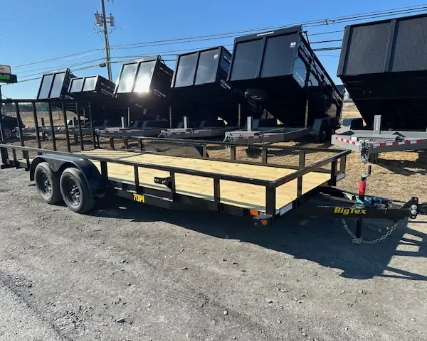 Big Tex 7 x 18 Landscape Utility Trailer – 7K Ramp Gate