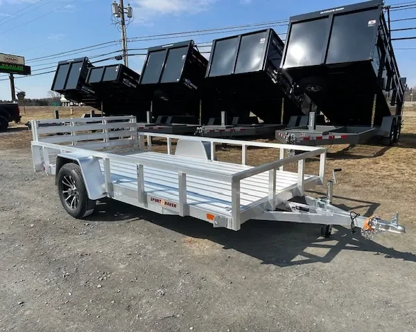 Sport Haven 6×12 Aluminum Utility Trailer – Deluxe