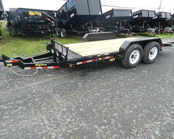 Big Tex 7 x 16 Full Tilt Equipment Trailer Removable Fenders