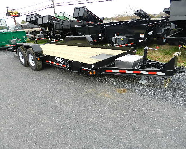 CAM Superline 7 x 20 Equipment Trailer Powered Tilt Deck