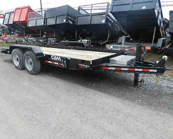 CAM Superline 7 x 18 Gravity Tilt Equipment Trailer Heavy Equipment