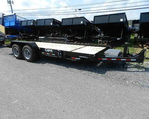 CAM Superline 7 x 21 Powered Split-Tilt Trailer Extra Wide Deck