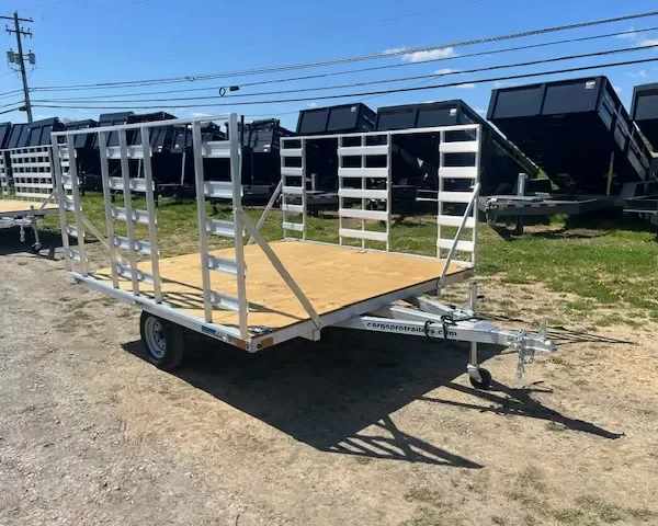 Cargo Pro 8 x 9 Aluminum ATV Trailer – 4′ Aluminum Ramps