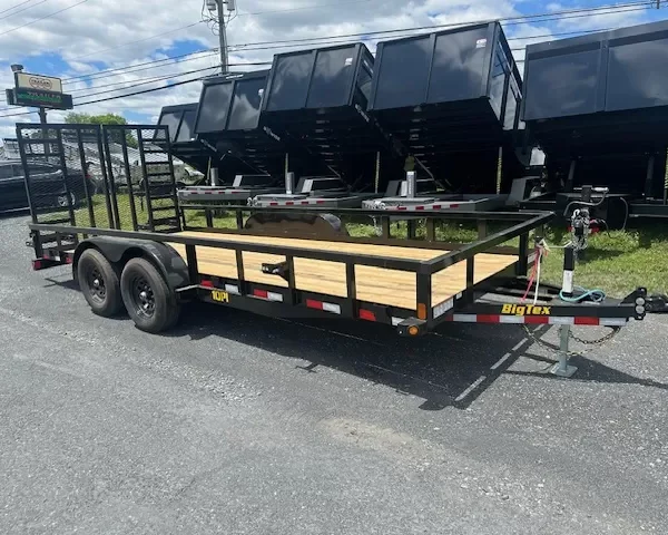 Big Tex 7 x 18 Landscape Utility Trailer – Split Ramp Gate