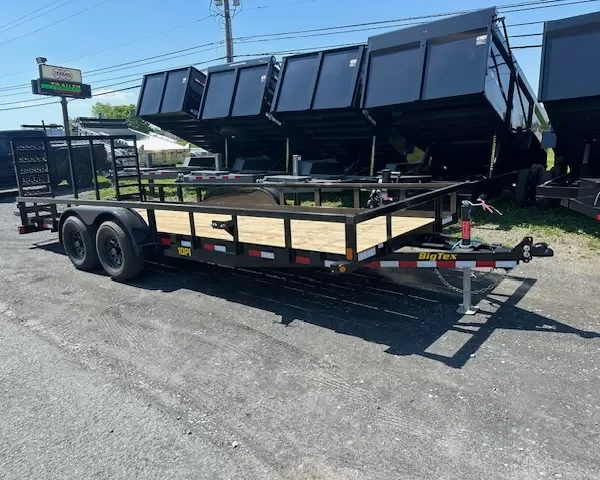 Big Tex 7 x 20 Landscape Utility Trailer 10K Heavy Duty Ramp