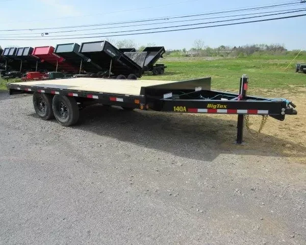 Big Tex 102″ x 16′ Deckover Equipment Trailer Slide Out Ramps
