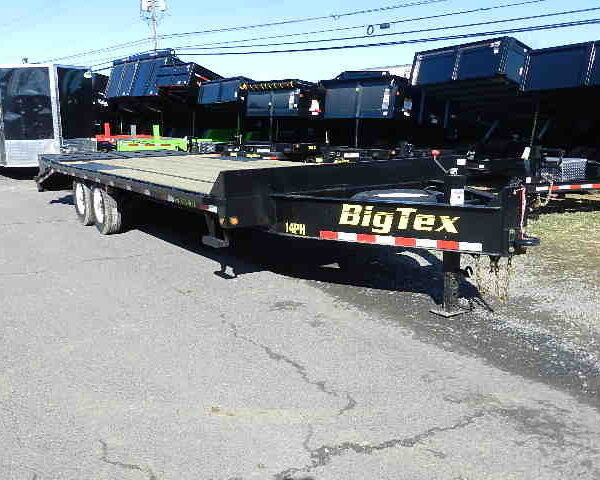 Big Tex 8.5 x 25 Deckover Equipment Trailer Mega Ramps