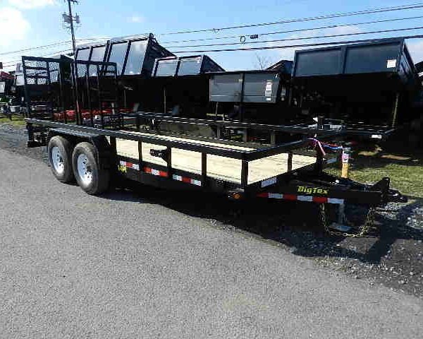 Big Tex 7 x 18 Heavy Duty Landscape Trailer – Split Gate