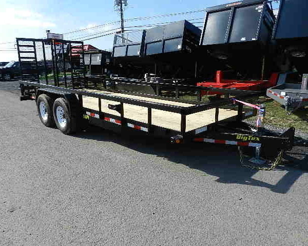 Big Tex 7 x 20 Heavy Duty Landscape Trailer – Split Gate