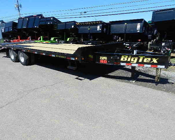 Big Tex 8.5 x 25 Heavy Duty Deckover Equipment Trailer Mega Ramps