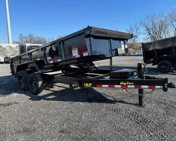 Big Tex 7 x 16 Low Profile Dump Trailer – Scissor Lift