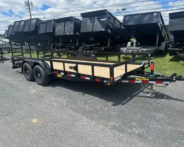 Big Tex 7 x 18 Landscape Utility Trailer – 10K Heavy Duty Ramp