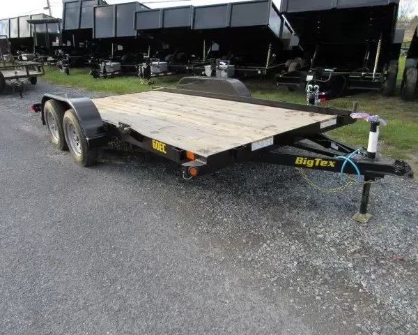 Big Tex 7 x 14 Economy Tandem Axle Car Hauler – Slide Out Ramps