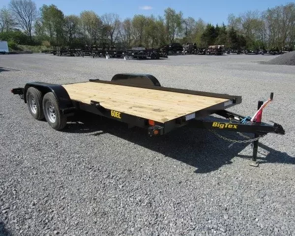 Big Tex 7 x 16 Economy Tandem Axle Car Hauler – Slide Out Ramps