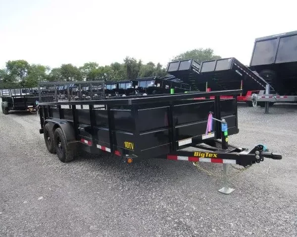 Big Tex 7 x 16 Landscape Utility Trailer – Solid Steel Sides