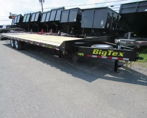 Big Tex 8.5 x 30 Deckover Equipment Trailer Mega Ramps