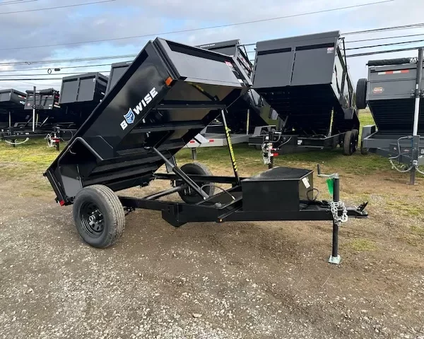 BWise 5 x 8 Dump Trailer 5K Spreader Gate