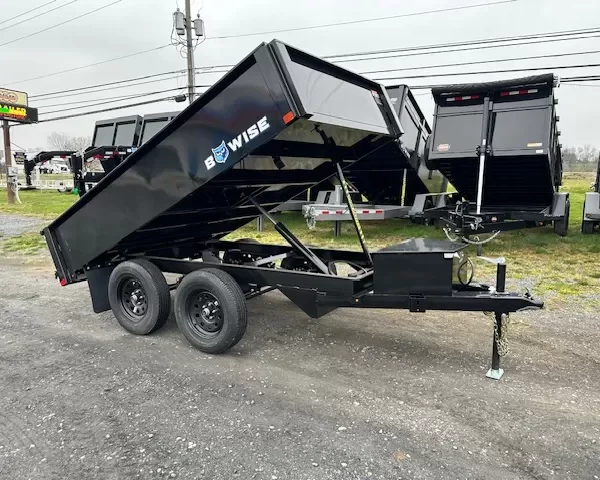 BWise 6 x 10 Deckover Dump Trailer 7K Spreader Gate