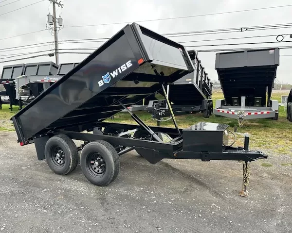 BWise 6 x 10 Deckover Dump Trailer 10K Spreader Gate