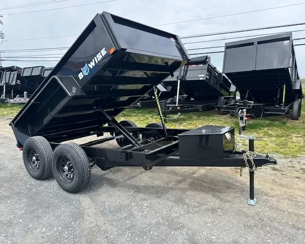 BWise 6 x 10 Low Profile Dump Trailer 6K Axles